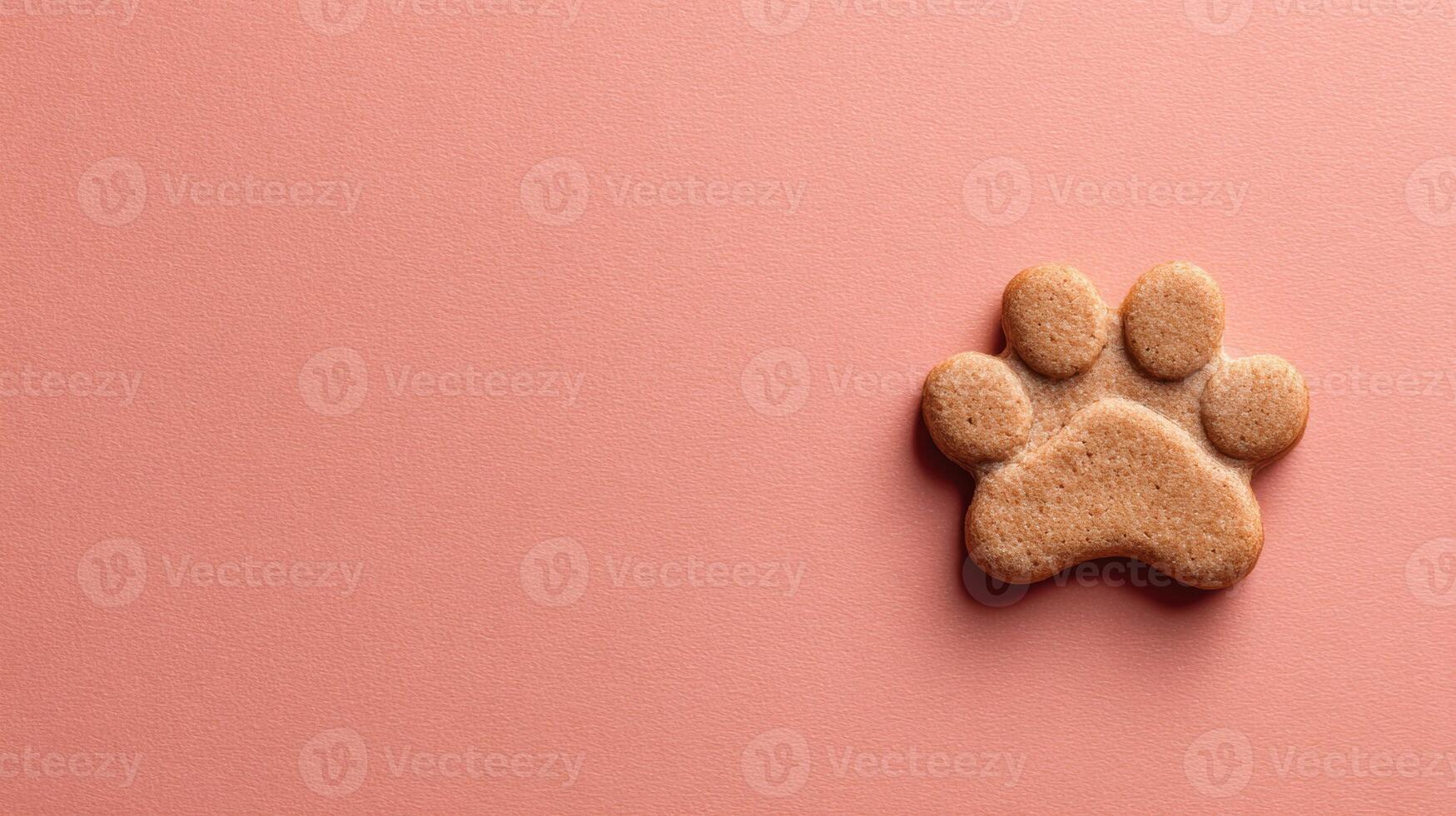 Perfect Pet Treat on a Minimalist Background Ready for Sharing or Promotion for Pet Lovers at Any Time photo