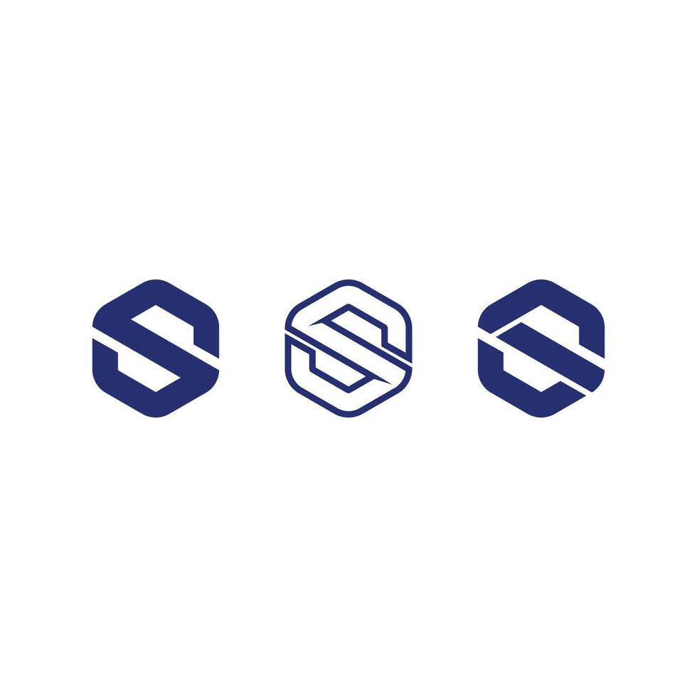 Premium Letter S Logo in Flat Style for Business and Creative vector