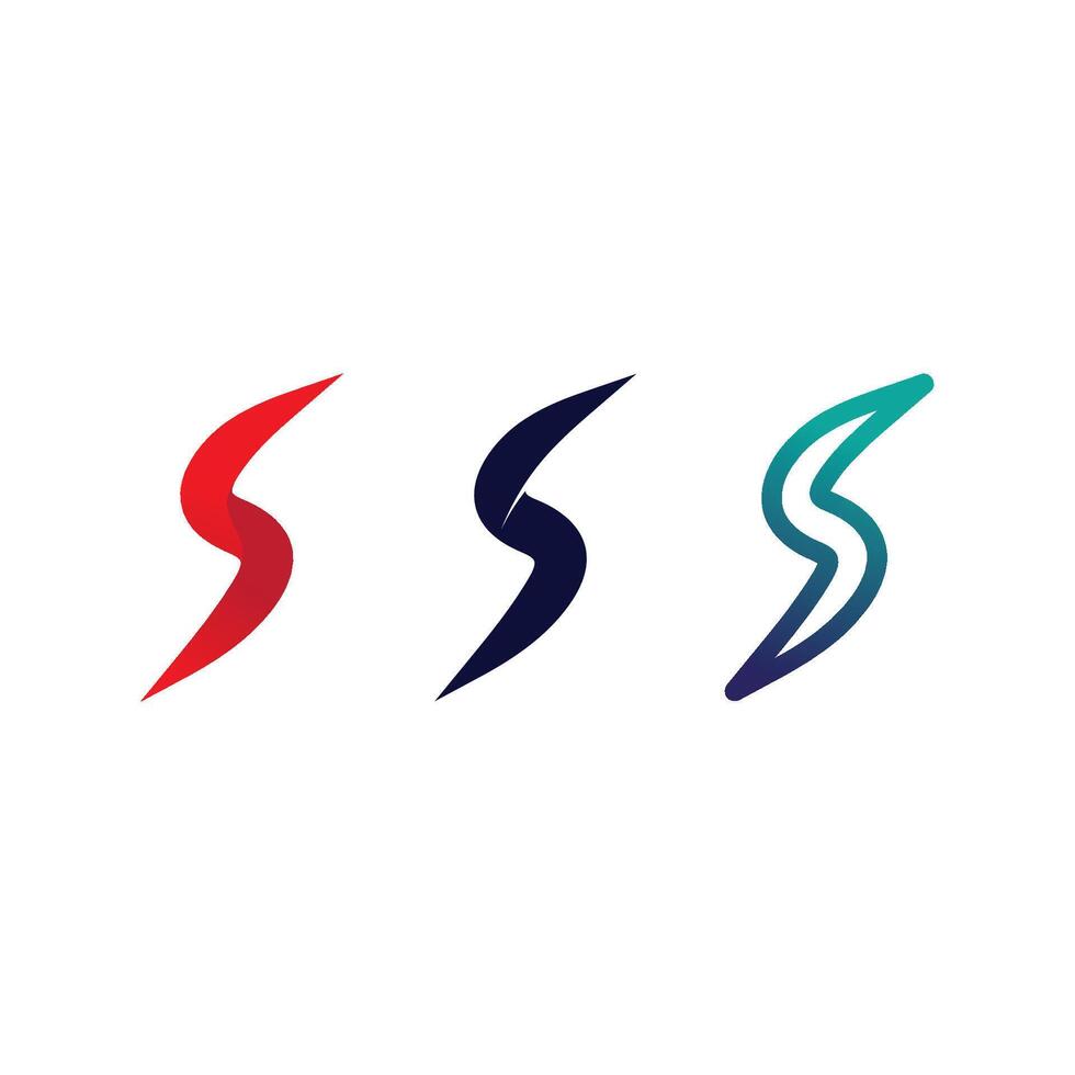 Monogram S Logo in Classic Serif Style for Premium Branding Design vector