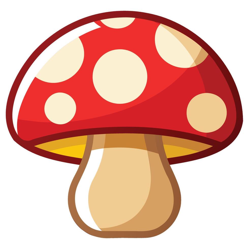 Wild Mushroom Nature Designs vector