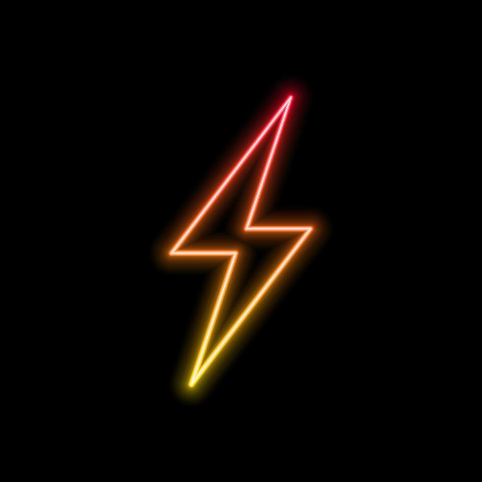 3D neon ray. Design elements for Web, Internet, application, advertisement, promotion. . vector