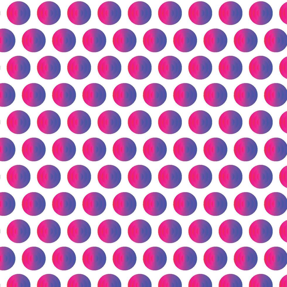 Repeating Gradient Spheres Vibrant Abstract Composition vector