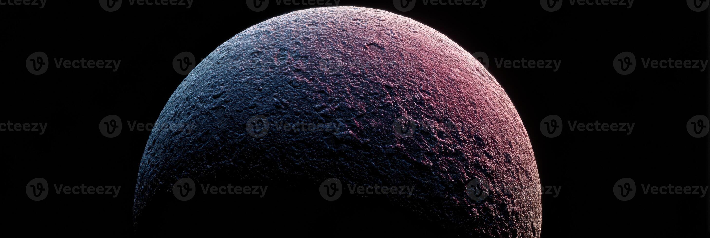 Giant Berry Resembling Planet Immersed in Cosmic Background With Untouched Space Above photo