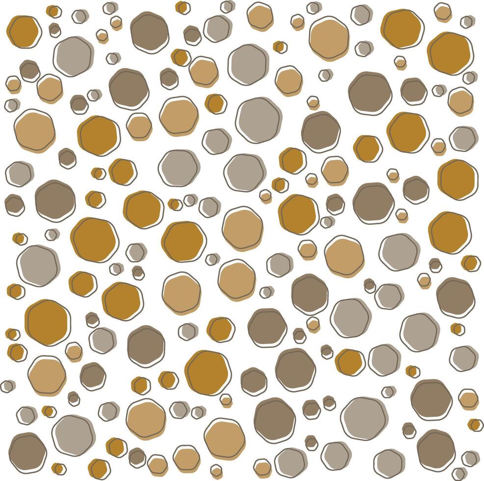 Minimalist Geometric Pattern in Brown and Beige Tones Abstract Seamless Background Design vector