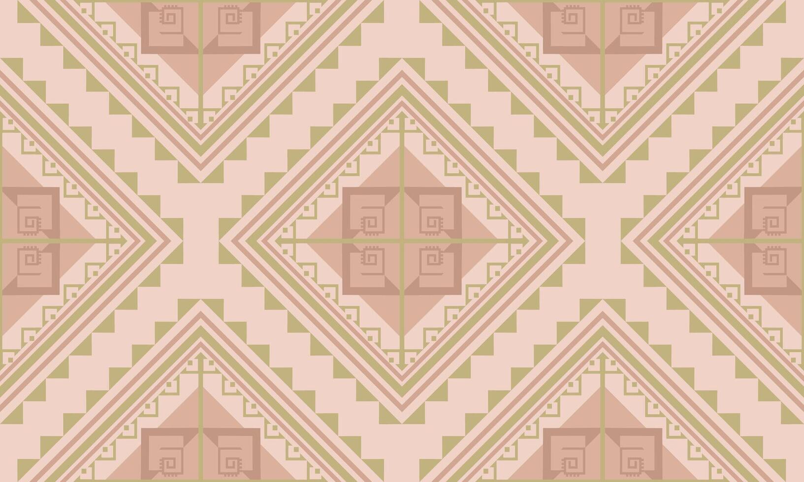 Diagonal Geometric Repeat Pattern earthy Boho Design vector