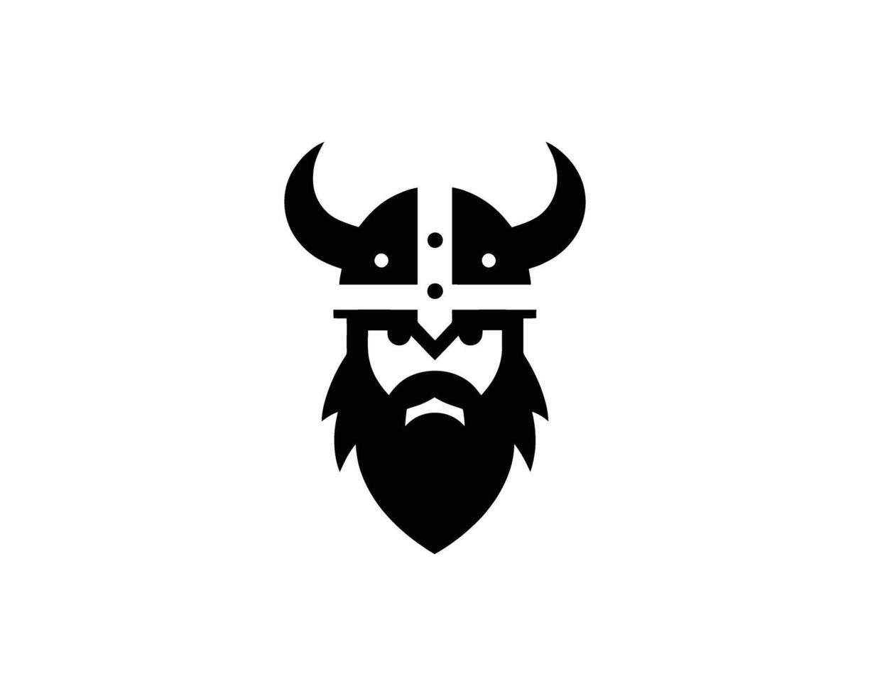 Bold Viking Warrior Graphic Logo Design vector