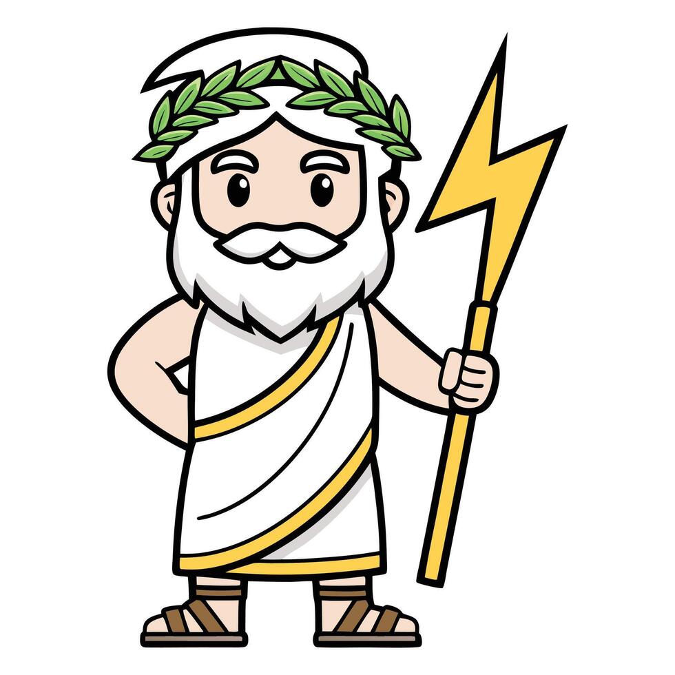 A Cartoon Bearded man vector