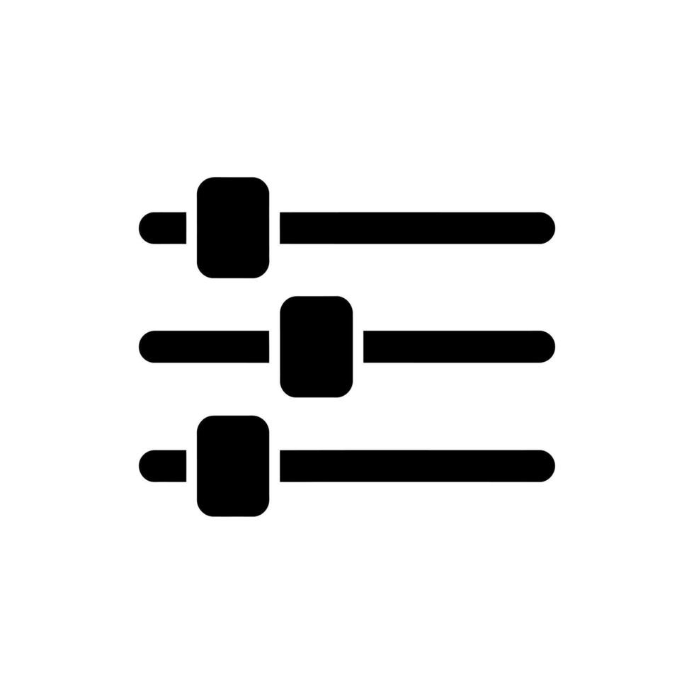 Graphical Illustration of Sound Equalizer Settings Displaying Different Levels of Audio Frequency Bands vector
