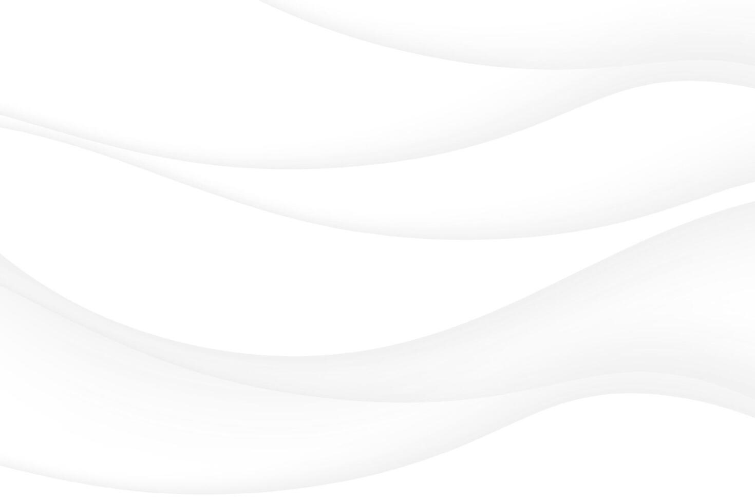 Seamless smooth white gray waves abstract clean modern background vector