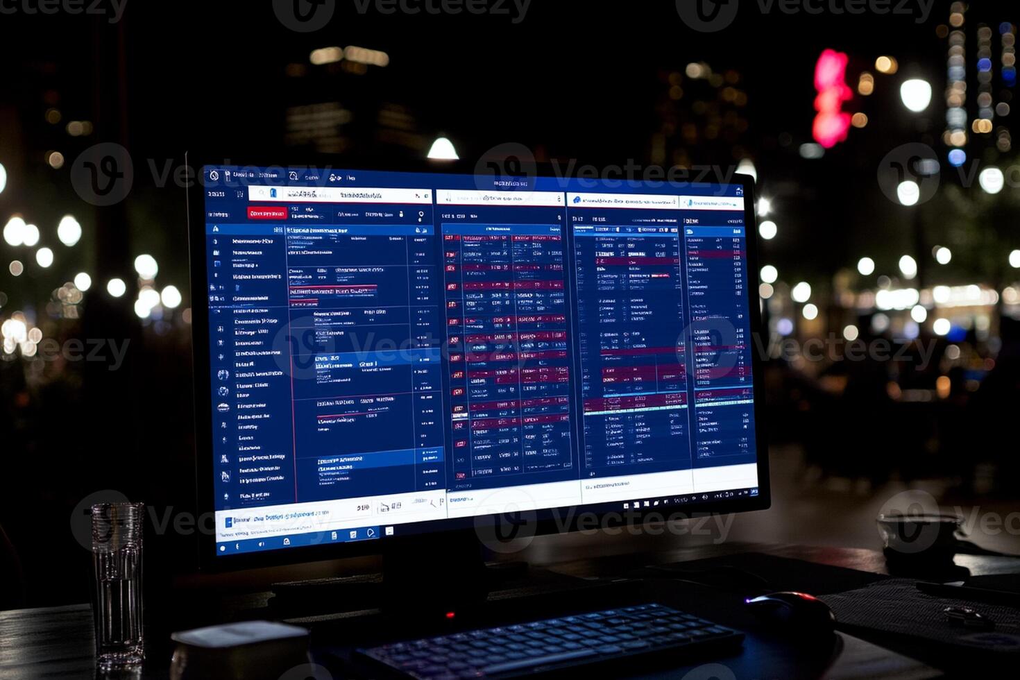 A computer monitor with a sports betting app on it photo