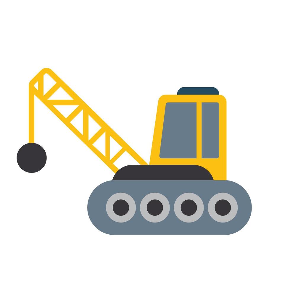 construction equipment icon illustration vector