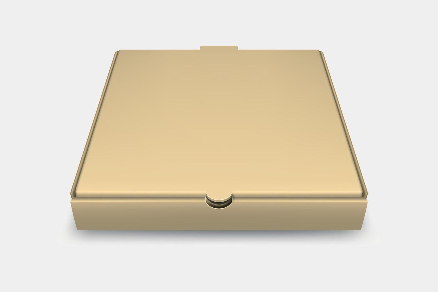 gold box for packaging vector