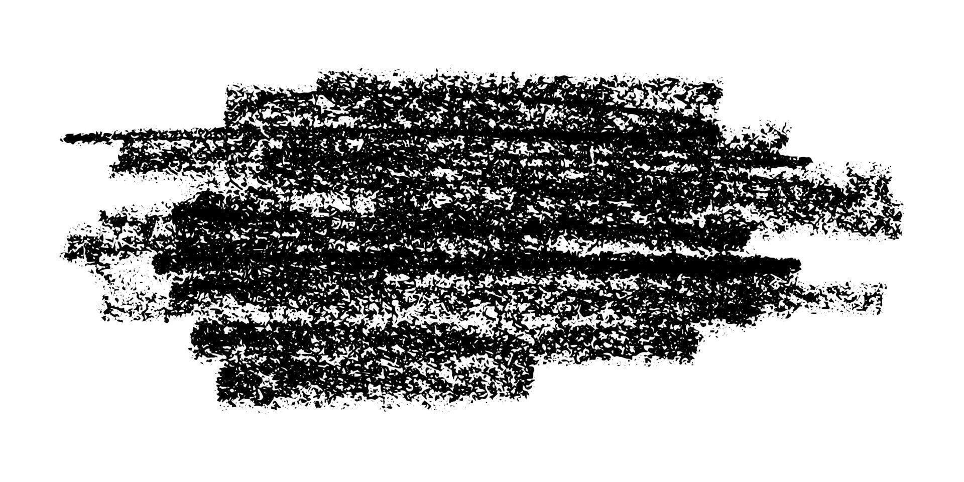 Brush paint stroke texture swatch Hand painted background Ink scribble dab clipart Paint smudge for tags and stamps design Pencil Black vector