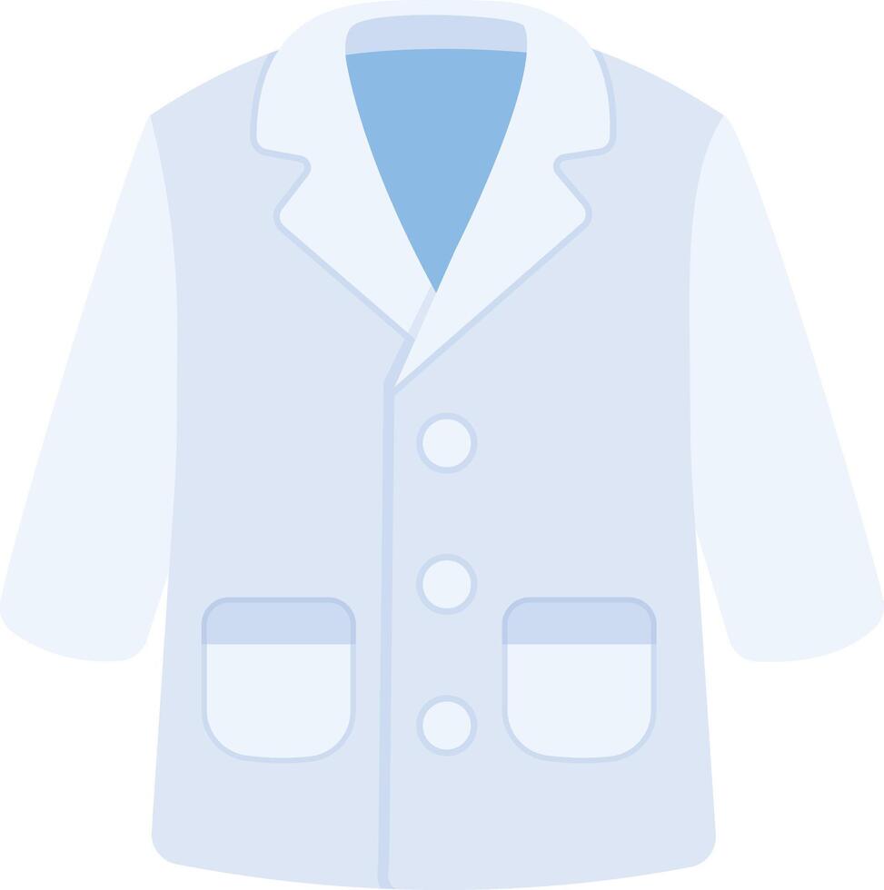 Lab Coat Icon Science and Medical Professional Symbol vector