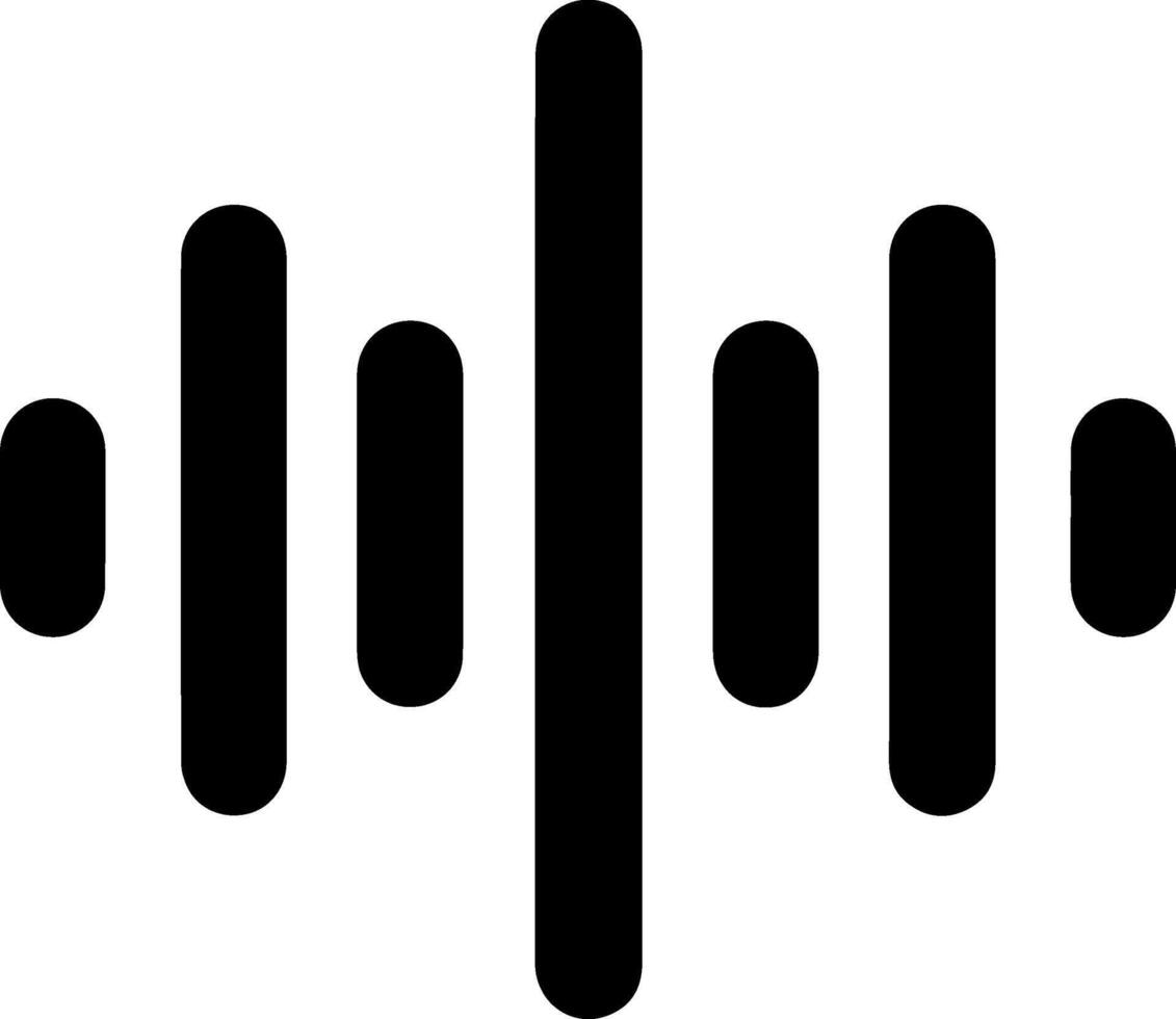 Soundtrack. Sound visualization. Soundtrack icon vector