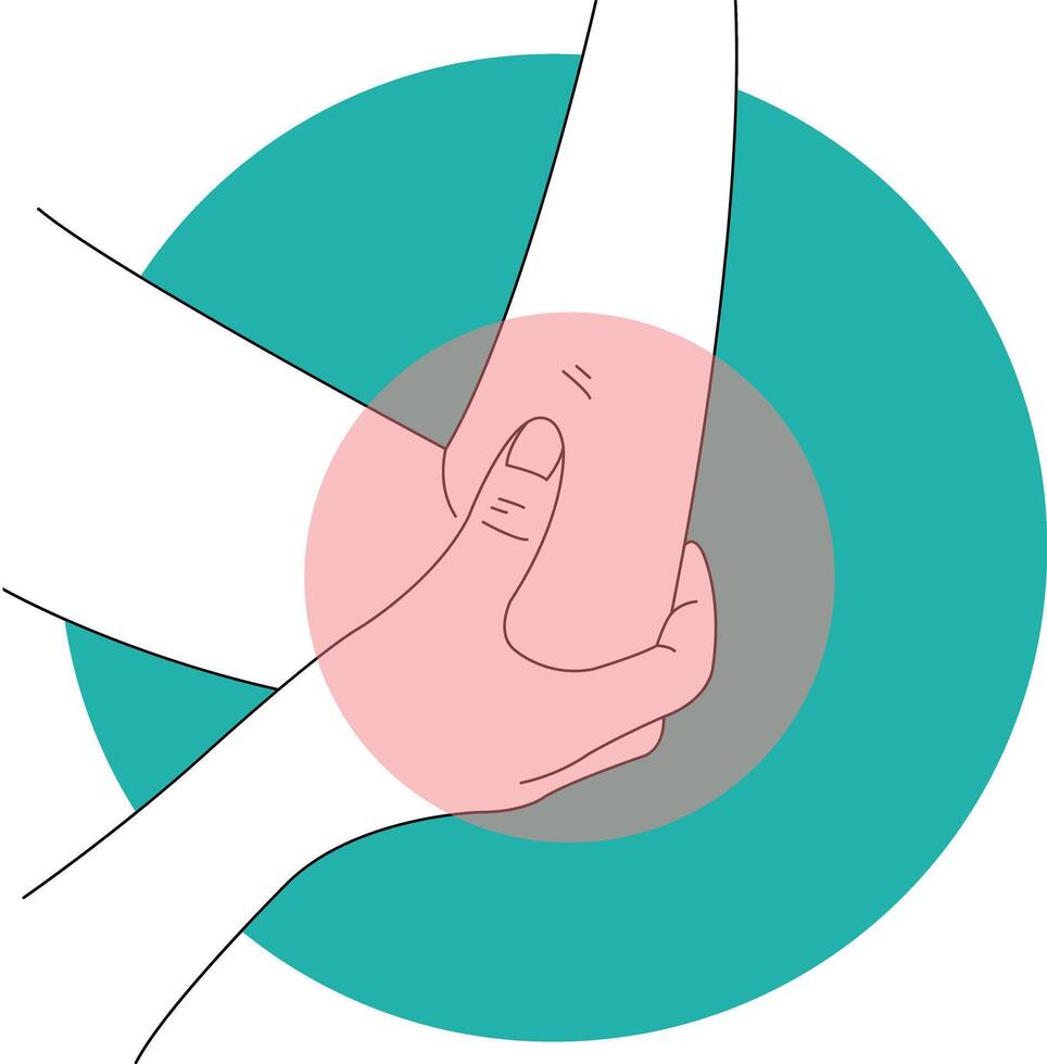 Hand and Leg Injury Illustration in Cartoon Design. vector