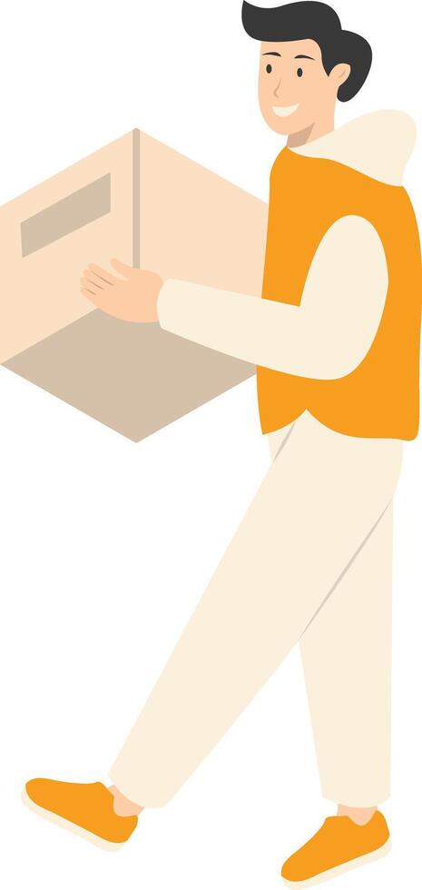 Illustration of a Male Volunteers vector