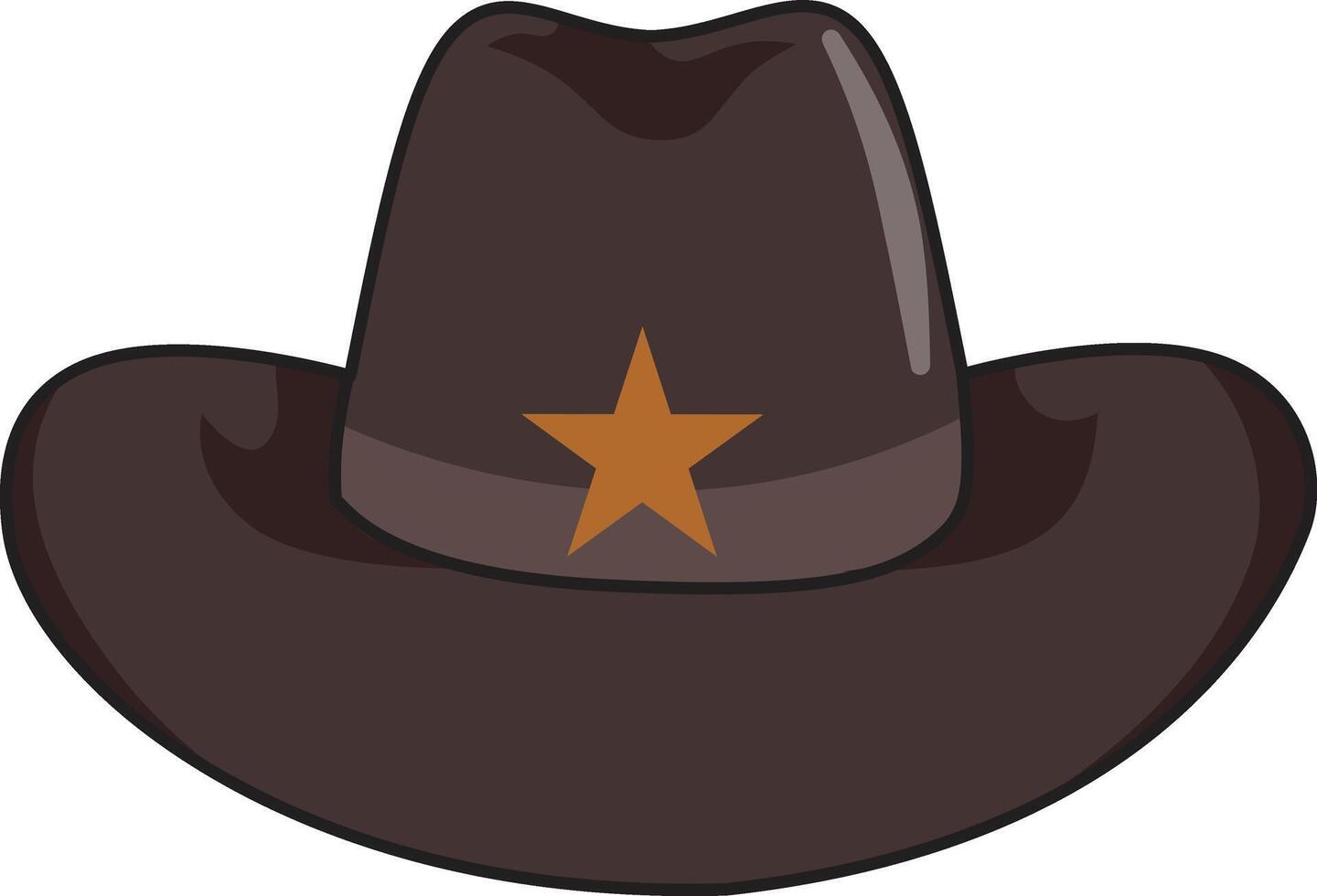 Illustration of a Cowboy Hat. vector