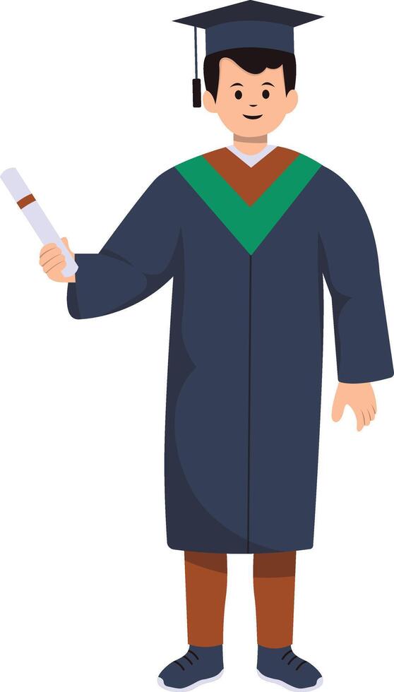 Illustration of Student Graduation vector