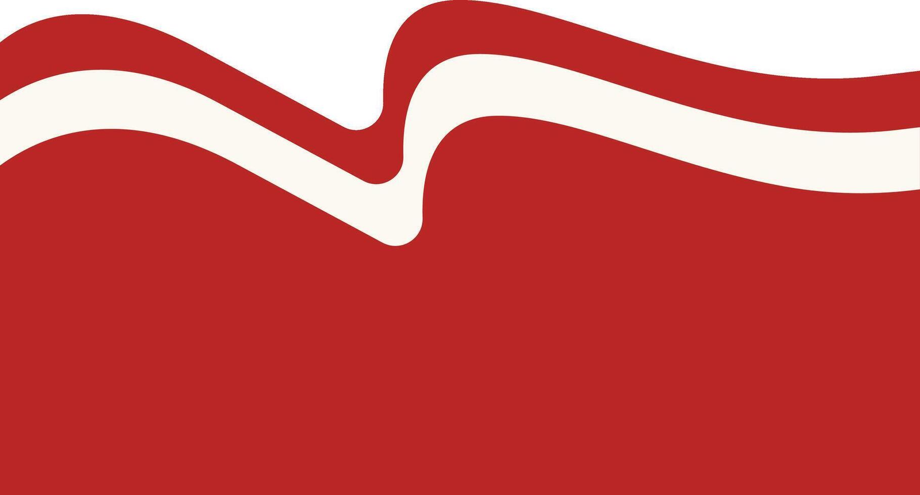 Indonesian Flag Ribbon Illustration vector