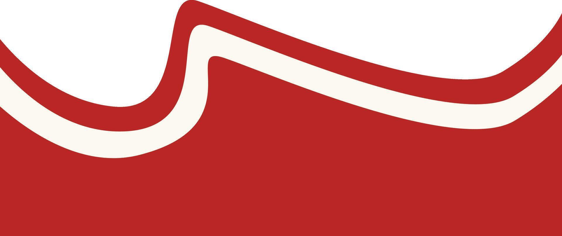 Indonesian Flag Ribbon Illustration. Indonesian Independence Day vector