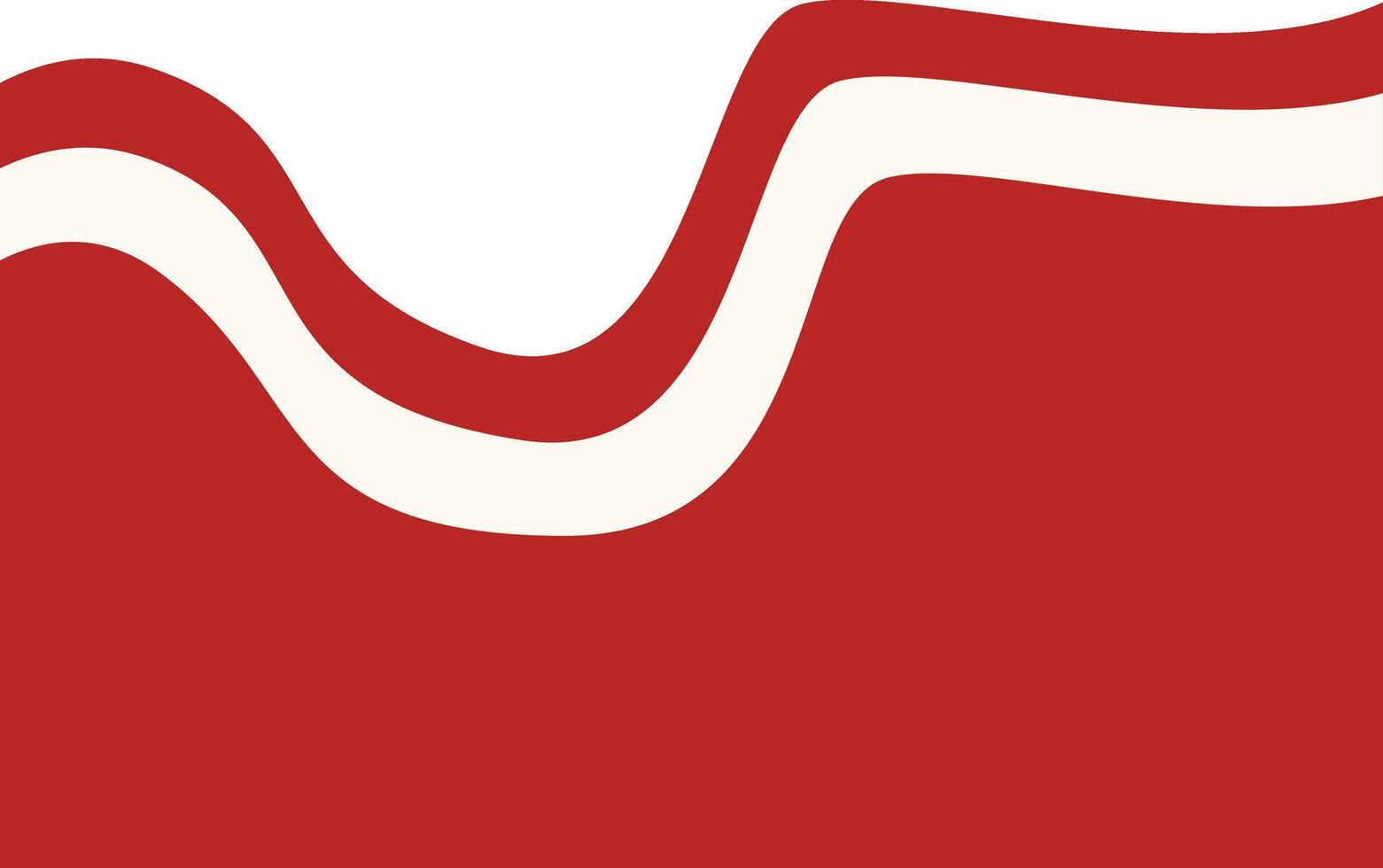Illustration of Indonesian Flag Ribbon on White Background. vector