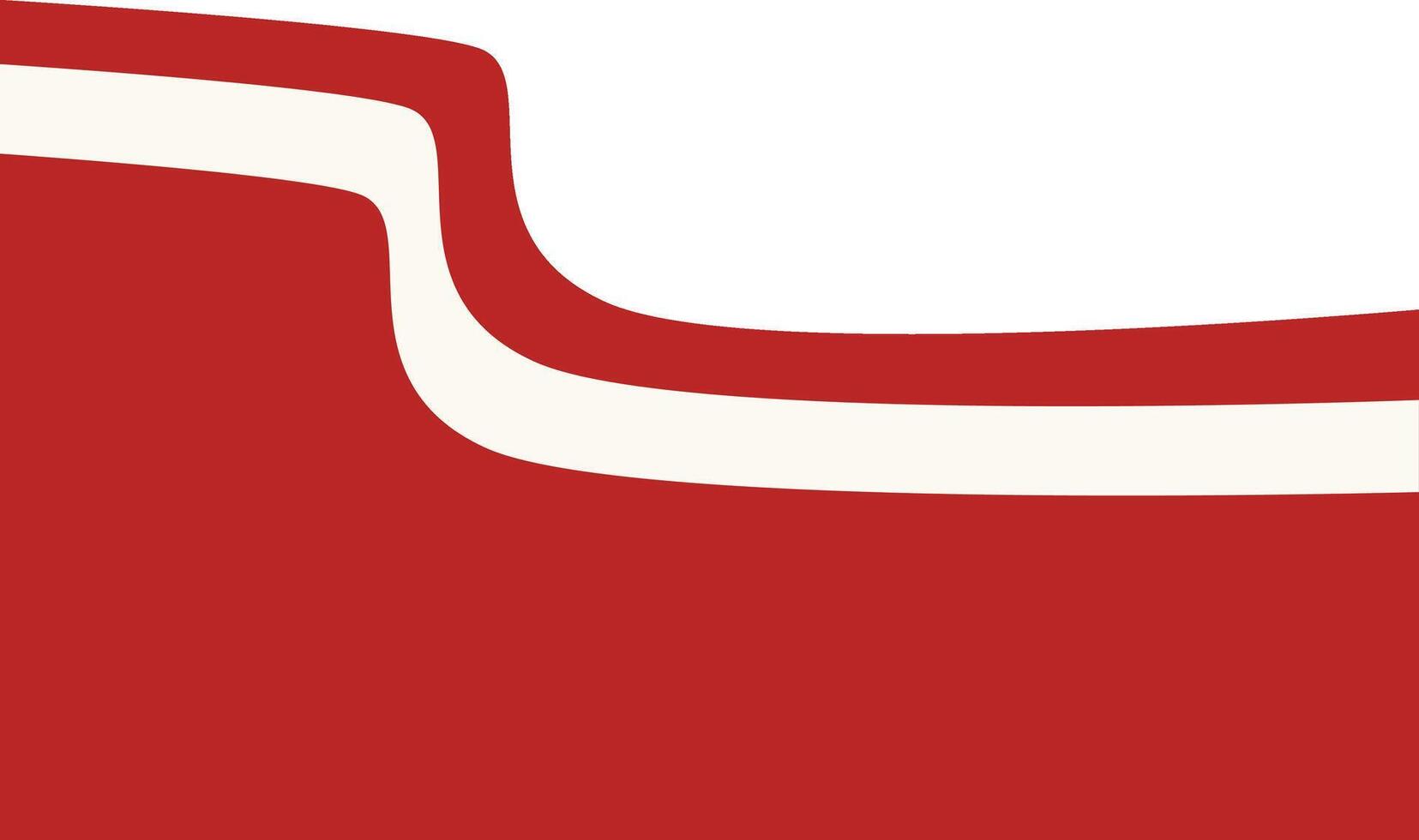 Illustration of Indonesian Flag Ribbon. vector