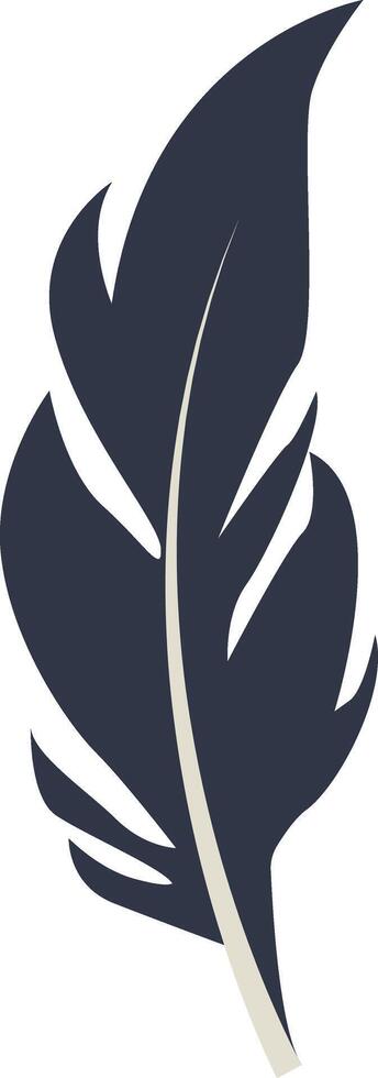 Bird Plumage Silhouette vector