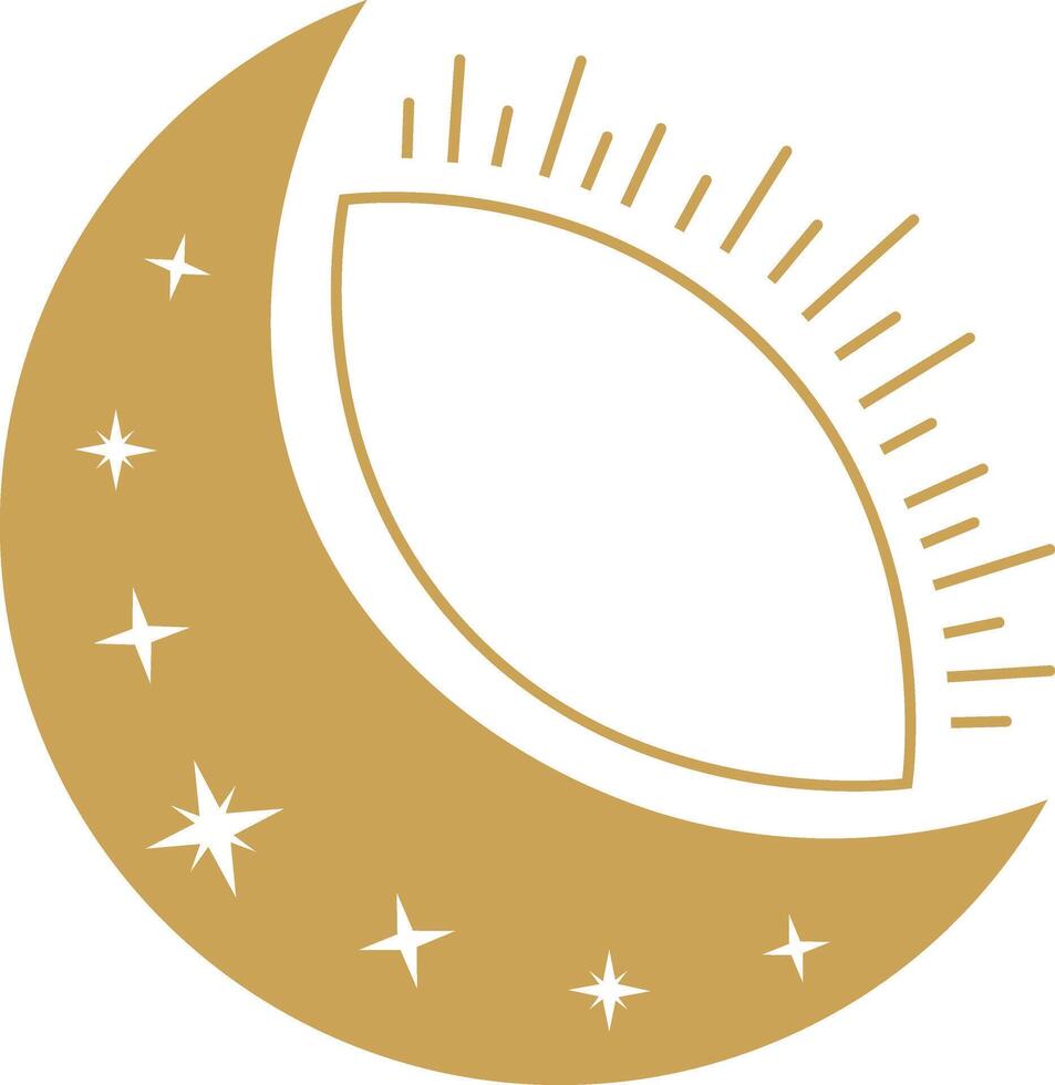 Mystical Celestial Illustration. Mystical Emblem vector