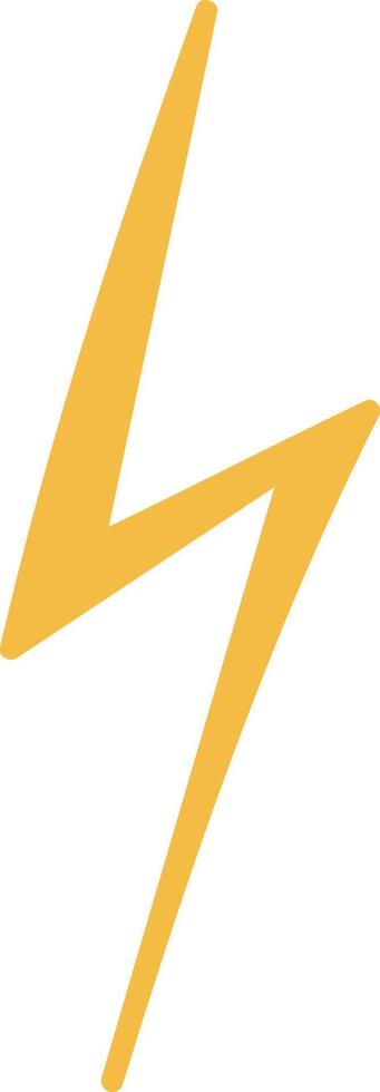 Lightning Bolt Symbol Design vector