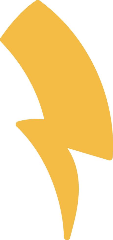Lightning Bolt Symbol ABstract Shape vector