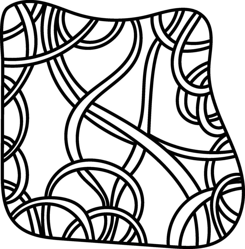 Abstract Line Square Pattern vector