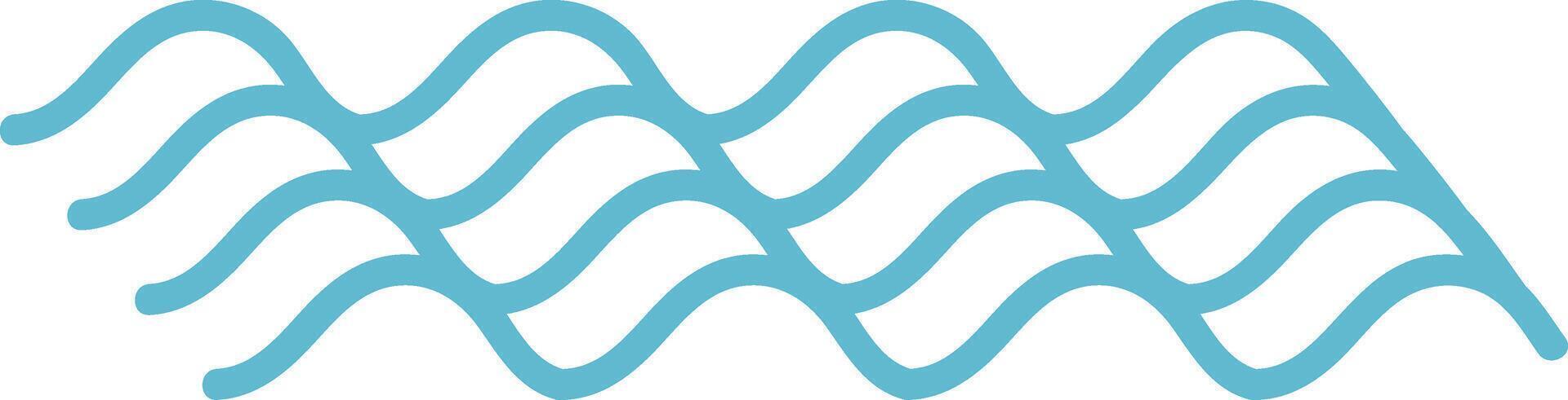 Wavy Line Pattern Decorative vector