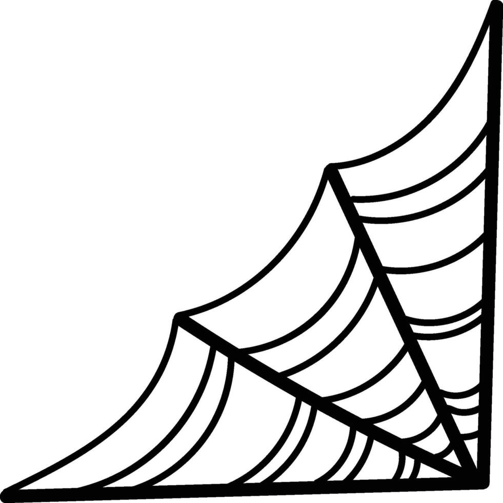 Spider Web Corner vector