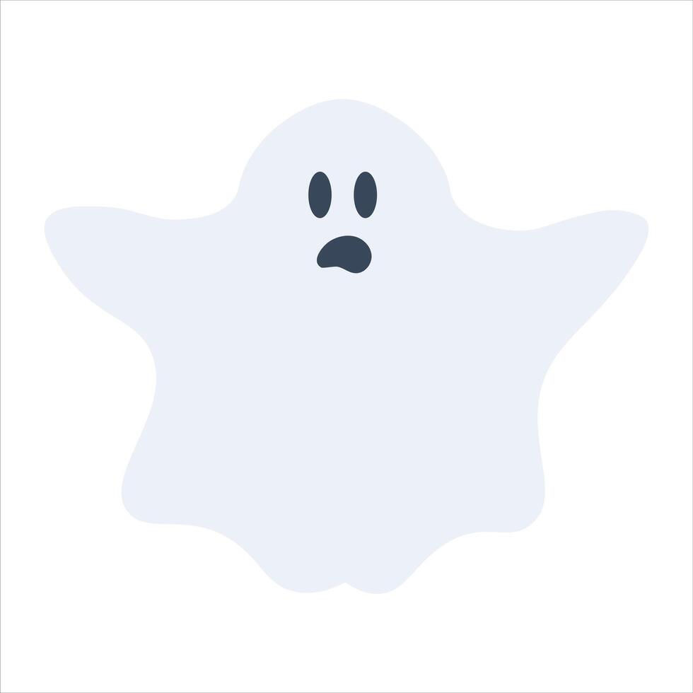 Halloween ghost. Holiday character. vector