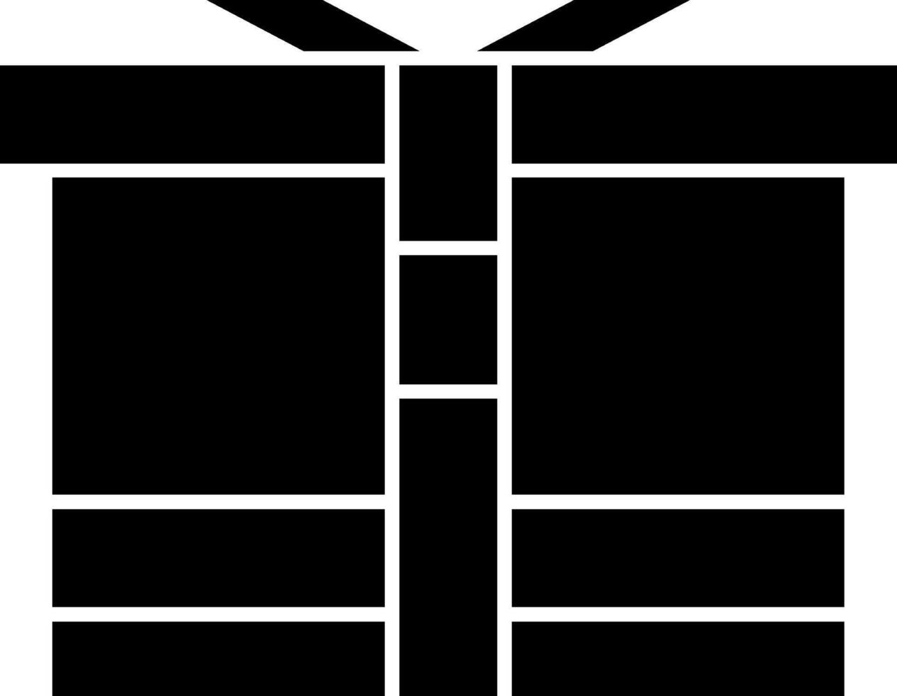 Surprise Box Glyph Icon vector
