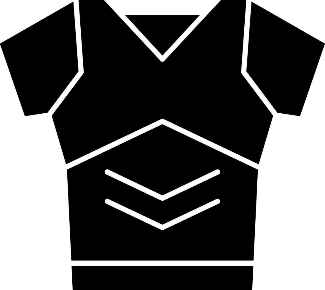 Armor Glyph Icon vector