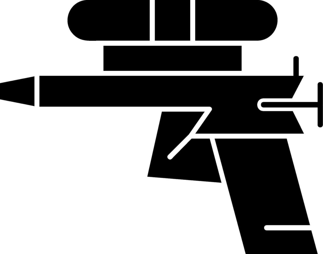 Water Gun Glyph Icon vector