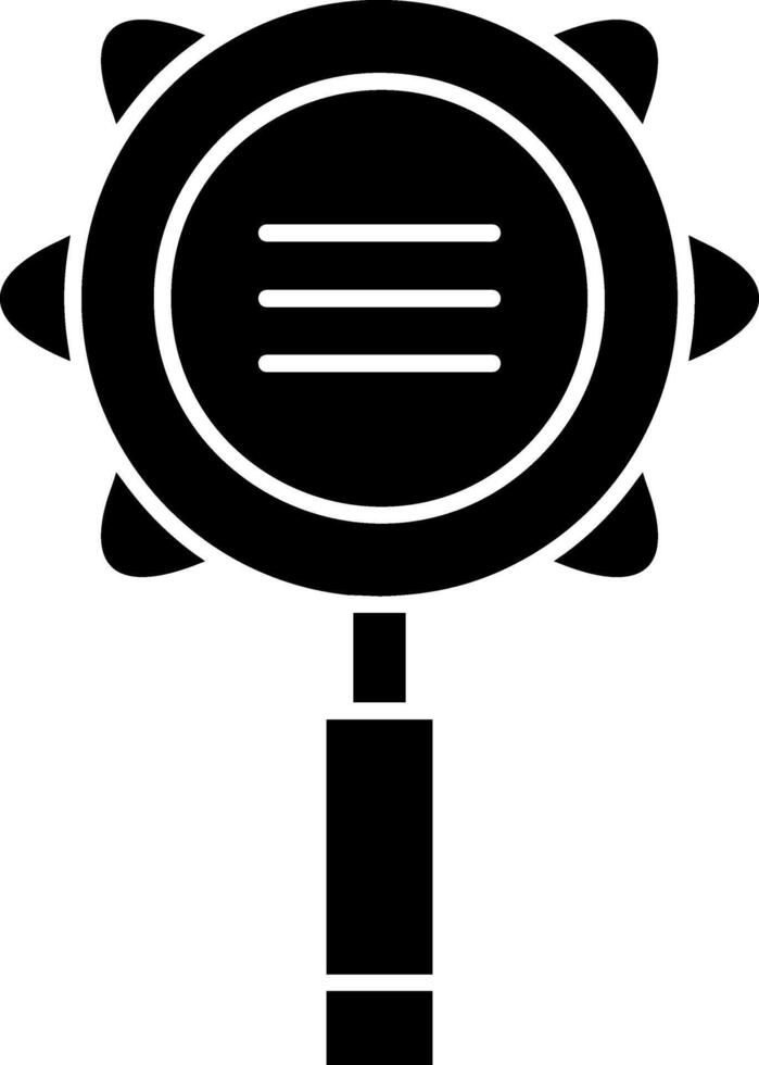 Rattle Glyph Icon vector