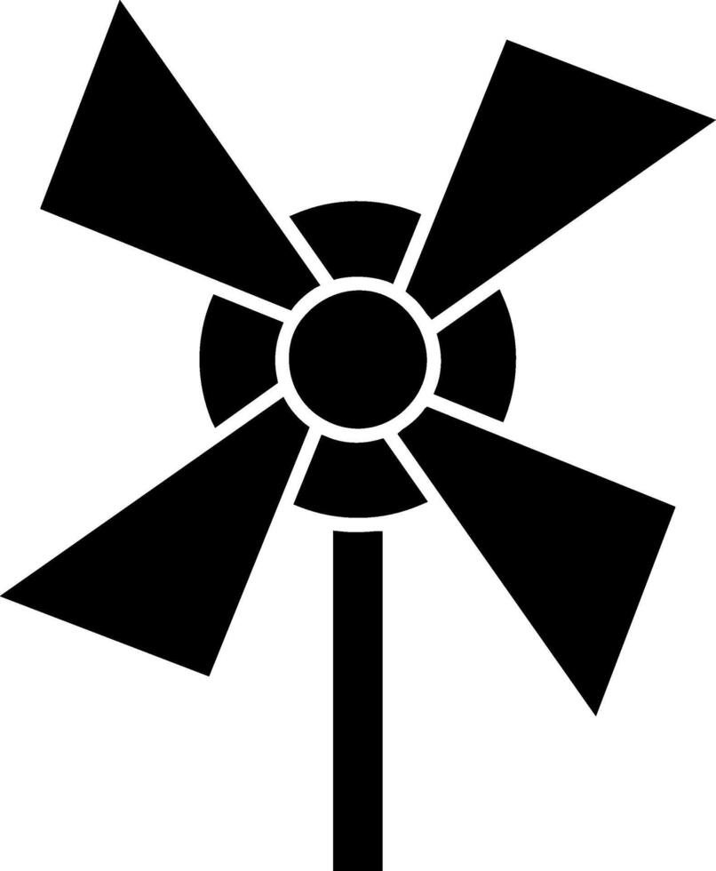 Pinwheel Glyph Icon vector