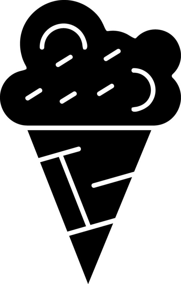 Icecream Glyph Icon vector