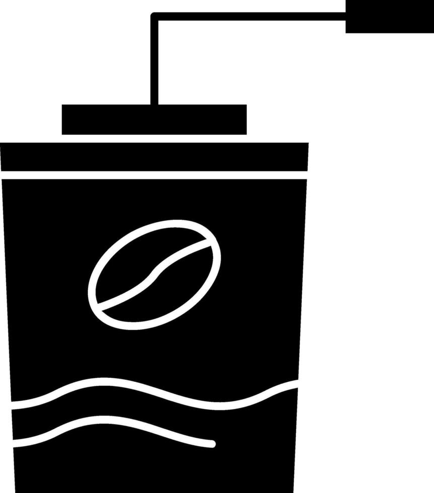 Coffee Grinder Glyph Icon vector