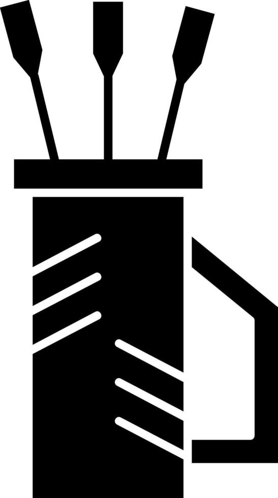 Quiver Glyph Icon vector