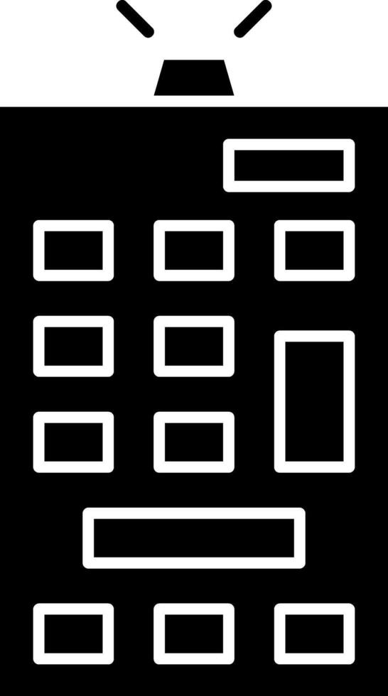Remote Control Glyph Icons vector