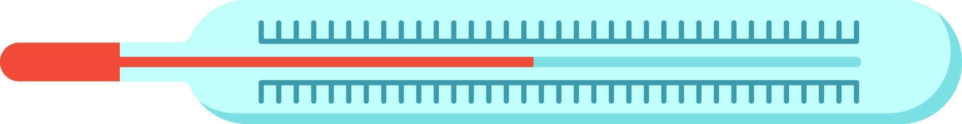 Mercury thermometer displaying a rising body temperature, signaling potential fever or illness, serves as an essential tool in medical diagnostics and patient care vector