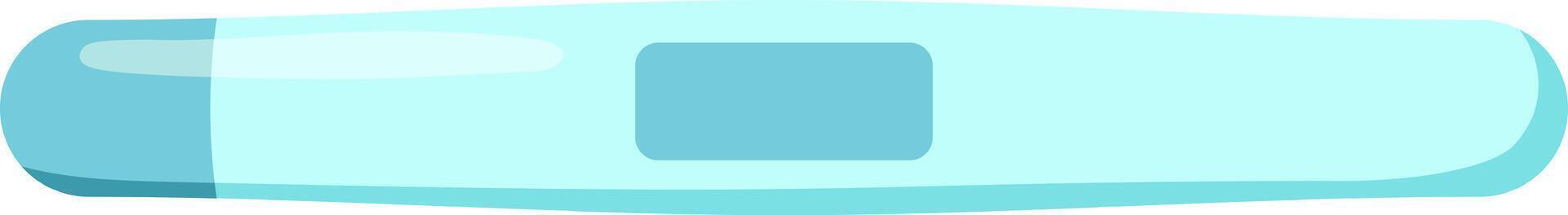 Negative result of a pregnancy test resting on a white background, representing themes of family planning and birth control while highlighting healthcare and fertility considerations vector