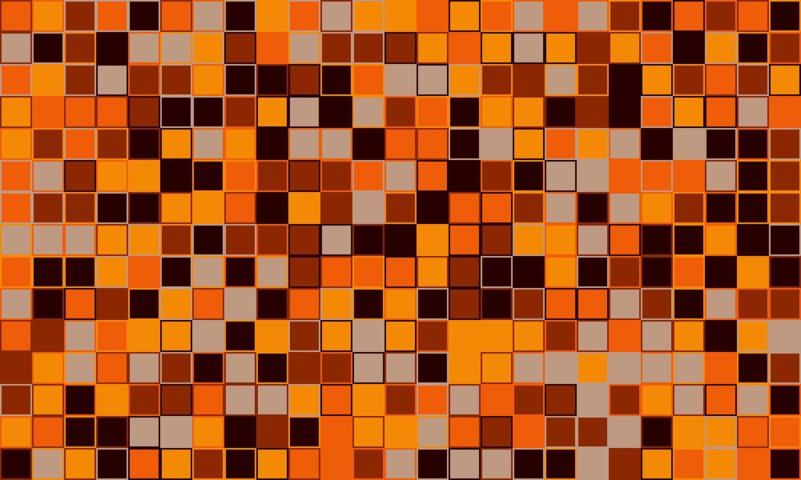 Abstract mosaic pattern in warm autumnal hues. A vibrant, textured background ideal for website design, print projects, or presentations needing a modern, energetic feel. vector