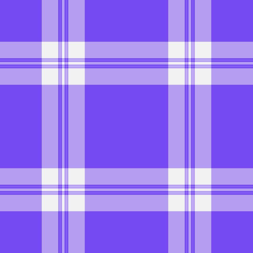 Glamour plaid seamless texture, handmade textile fabric . Tee pattern check tartan background in indigo and white colors. vector