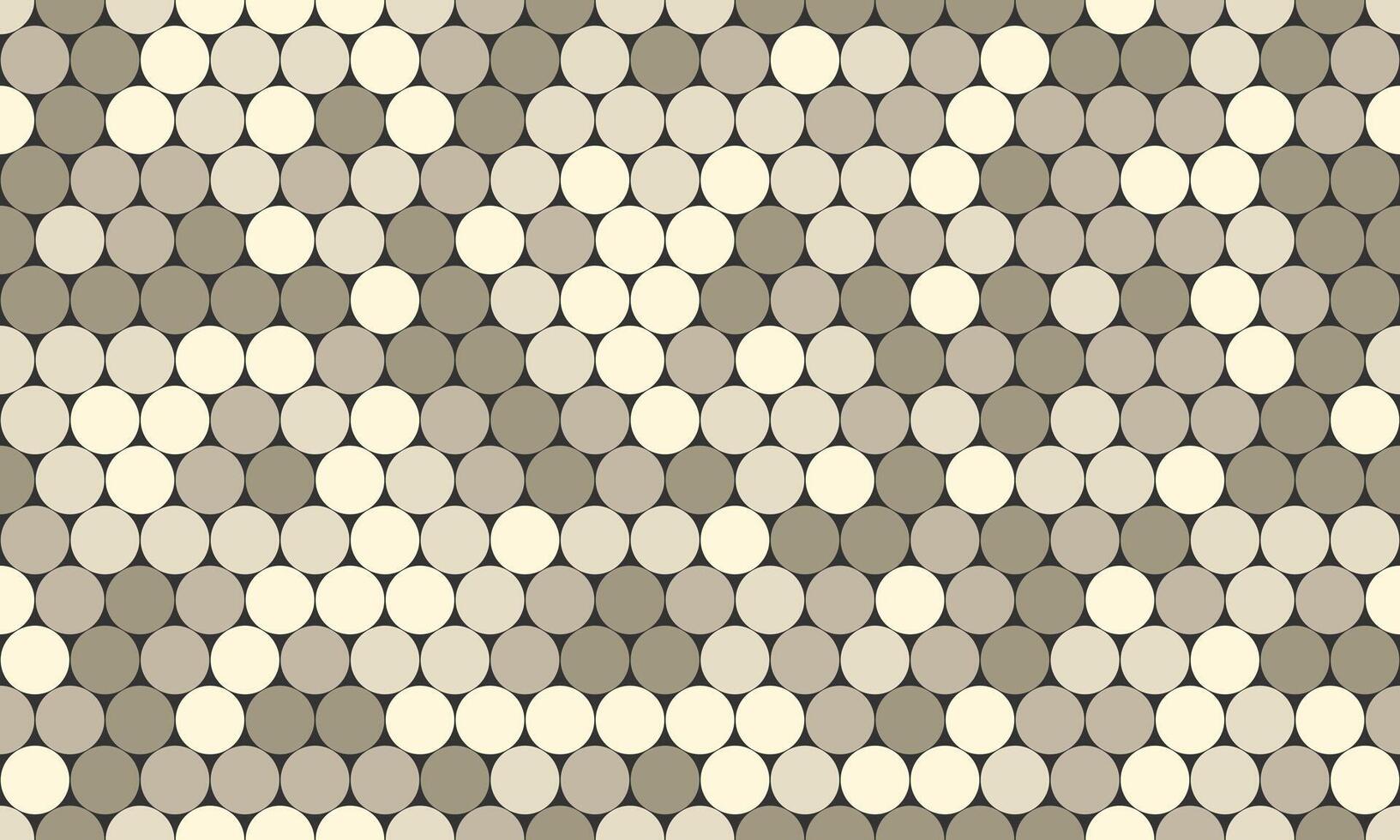 Abstract neutraltoned circle pattern. Subtle, elegant design featuring a textured, geometric motif ideal for backgrounds, website design, or textile prints. vector