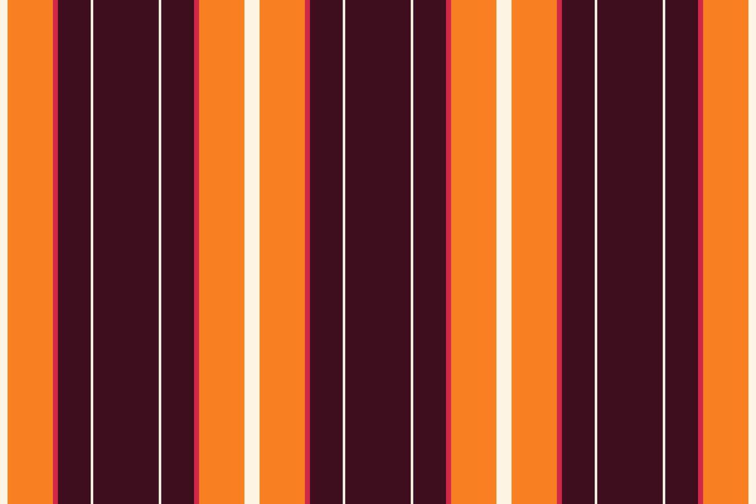 Vibrant vertical stripes in bold orange and deep maroon, accented by thin white lines. A dynamic and modern design ideal for backgrounds, textiles, or web design. vector